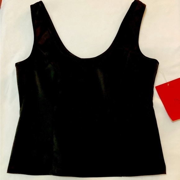 Nwt JS Collections tank top, side zipper, fitted, size  10, thick material - Picture 2 of 5